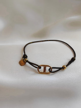 Bracelet "Feby" noir