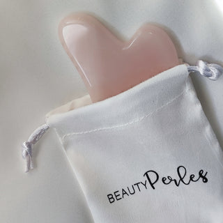 Gua Sha en pierre naturelle Quartz rose